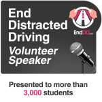 End Distracted Driving Badge